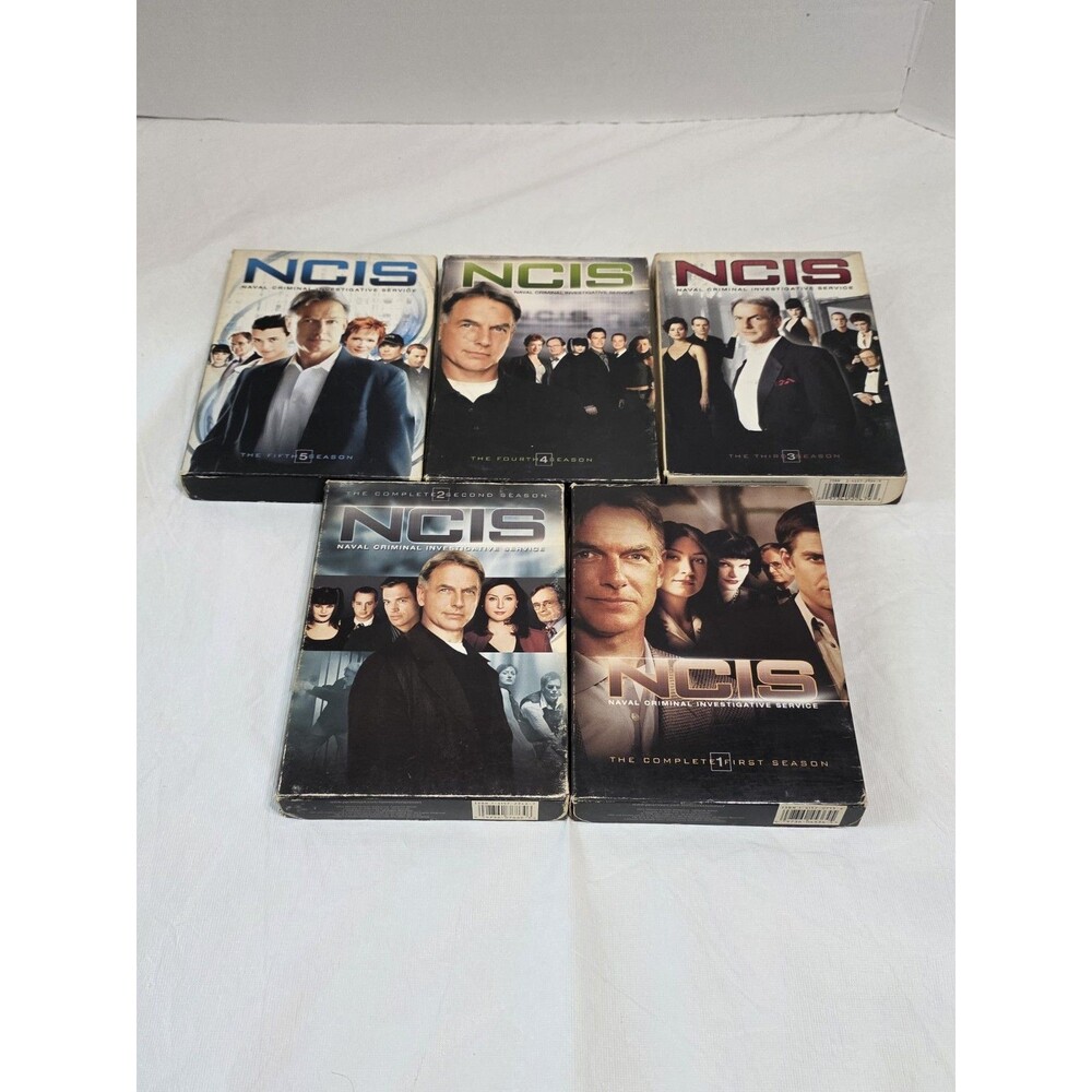 Seasons 1,2,3,4,5 of NCIS Lot of 5 DVDs